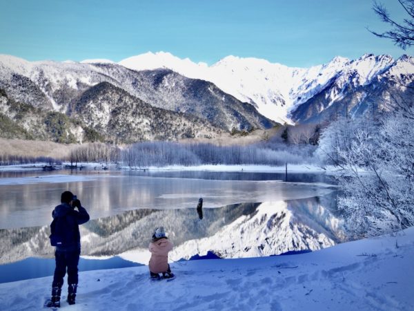 冬の山神が降臨 上高地スノーシューツアー